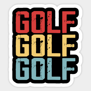 Golf T Shirt For Women Men Sticker